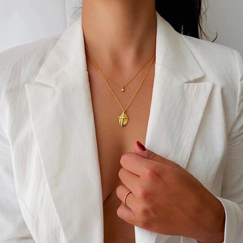 Canner Kalung Liontin Klasik Minimalis 