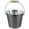 Bucket with wooden Handle