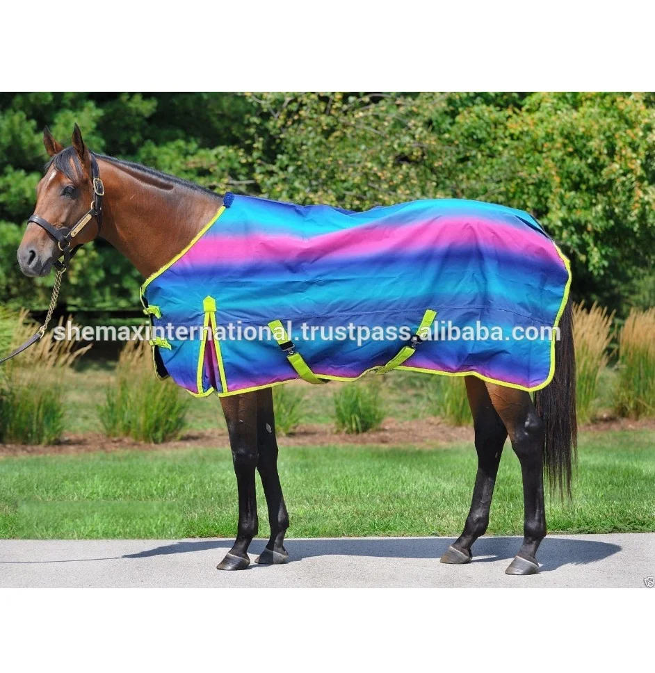 Летняя легкая лошадь Shemax без наполнения Aqua Rainbow