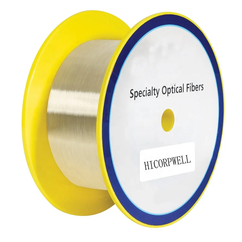 UV Single Mode Transparent Single Core  Fiber 50um OD  125um Transmission of Ultraviolet Light Fiber