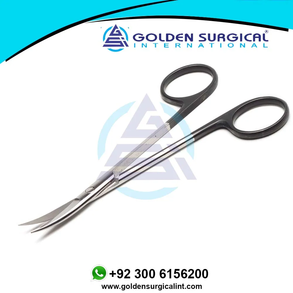 Iris Scissors 14cm,Supercut,Curved Surgical Medical Fine Tip Scissors Bandage Operative Dressing