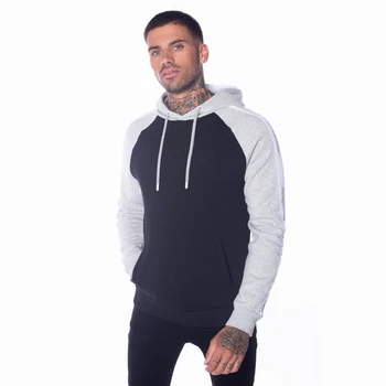 Best Selling Men's Hoodies Slim Fit With Raglan Sleeves Pullover Sweatshirts Made in Pakistan