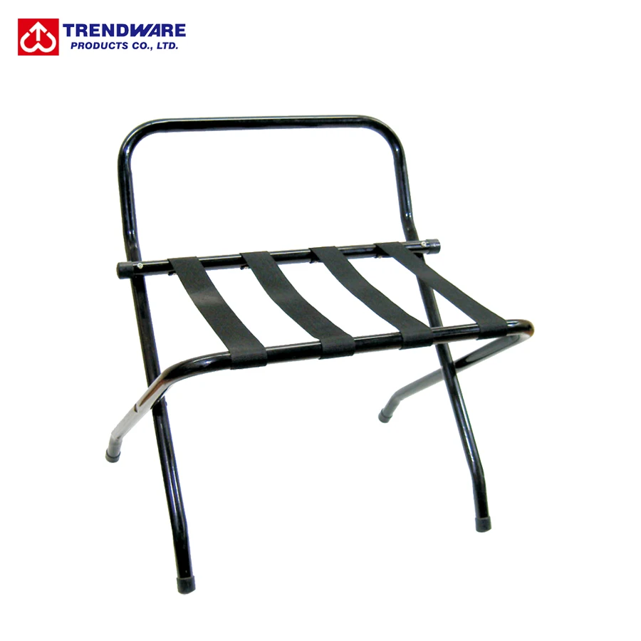 Chrome Plated Foldable Hotel Luggage Stand