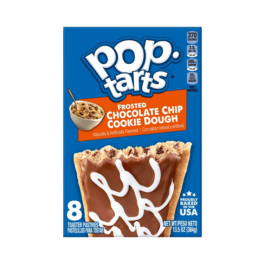 Kellogg’s Pop Tarts Frosted Chocolate Chip Cookie Dough 12X13.5 OZ