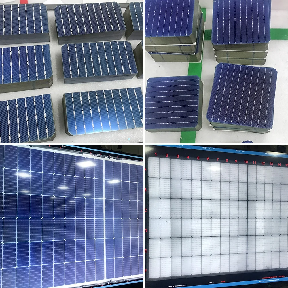 Monocrystalline Solar Power Panel 96 Cells 48V 500W 550W 600W Mono Panneau Solaire PV Panel Good Manufacturer Price