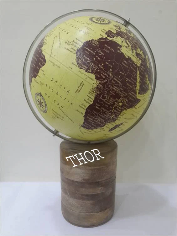 Уникальный настольный глобус с деревянной подставкой, Обучающие ресурсы с высоким цилиндром, мульти глобус, карта, глобус, офисный Декор