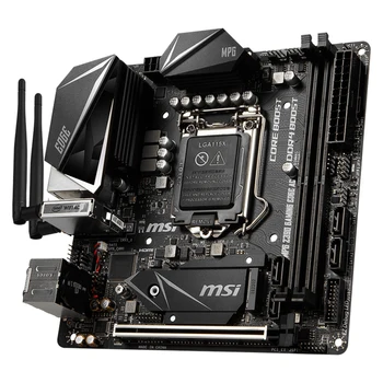 Msi Mpg Intel Z390i Mini Itx Motherboard Used With Lga 1151