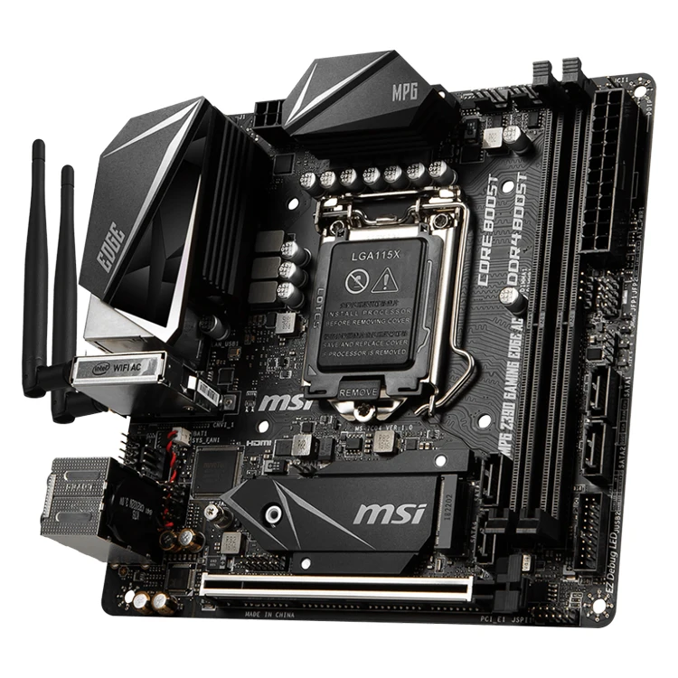 Motherboard Msi Mpg Z390 Gaming Plus I9 9900k MSI MPG Z390I GAMING