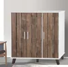 White & Dark Oak