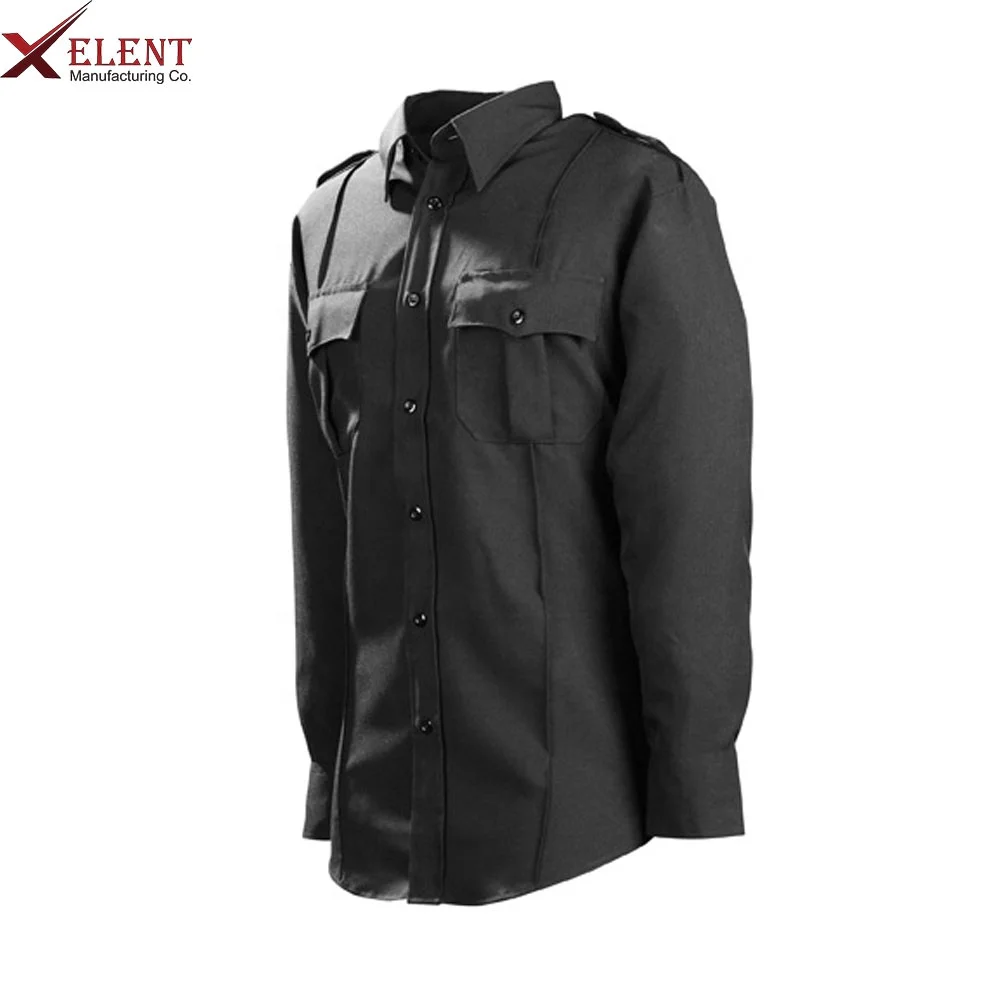 2k24 Quality Long Sleeve Full Sleeve Custom Security Officer Guard ...