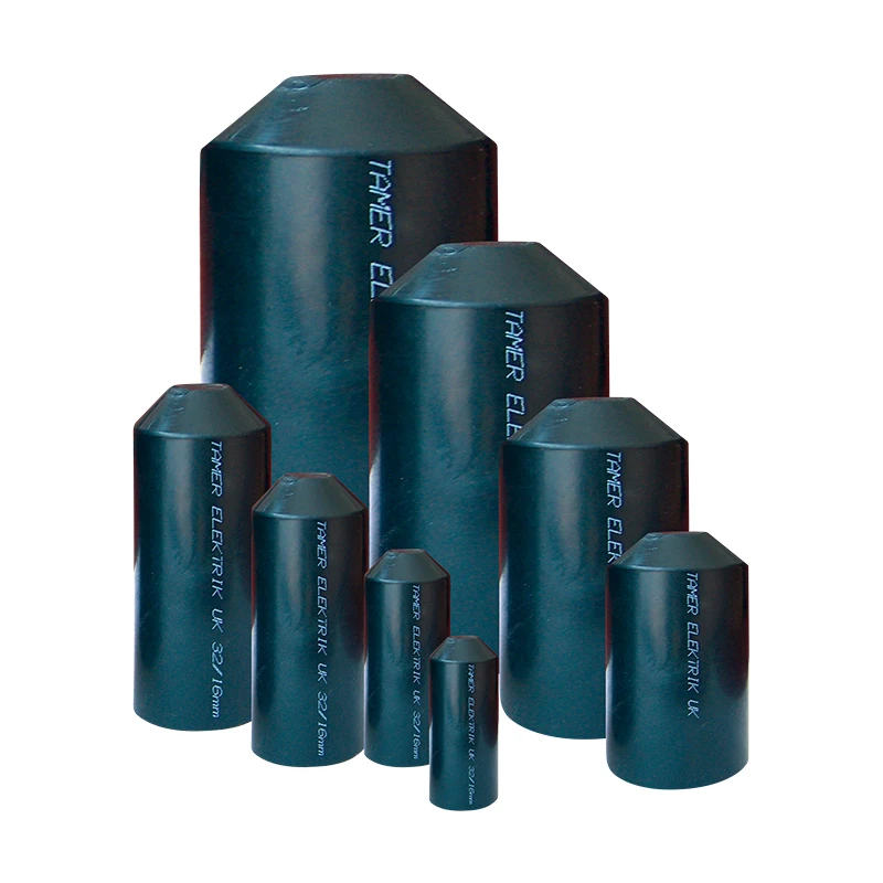 Best Sale Black Color Heat Shrinkable End Cap Polyethylene (pe) Plastic