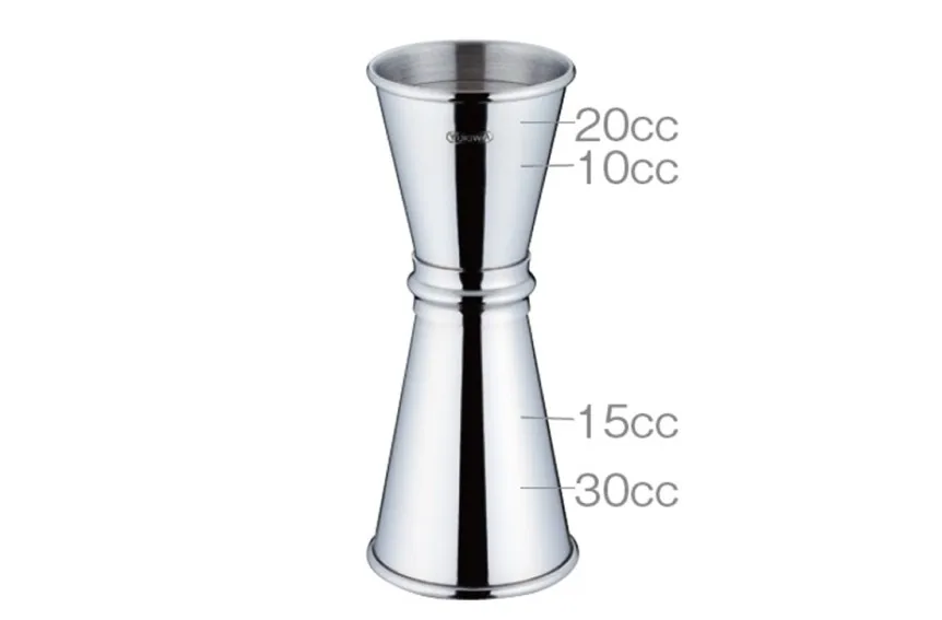 Yukiwa Professional Double Jigger Stainless Steel Measure Cup