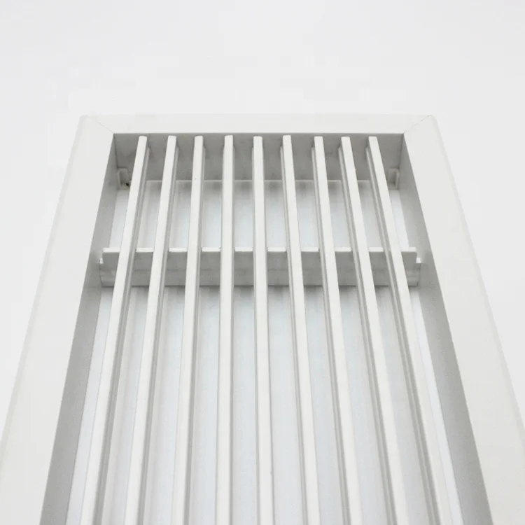 HVAC Wall Air Registers Supply PVC Plastic 30 Degree Linear Bar Vent Grille