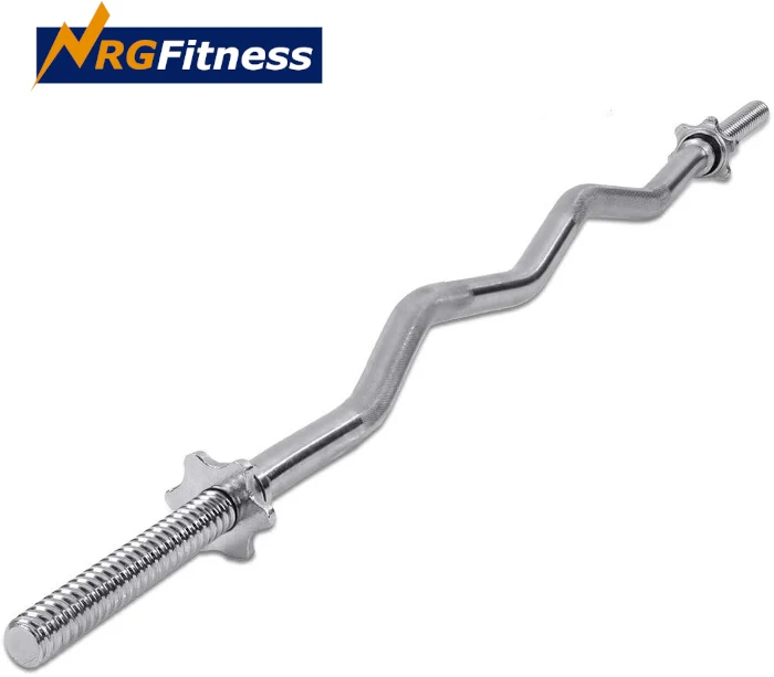 geloof Spelling labyrint High quality 5 kg EZ curl barbell rod with start collars for weight lifting  and strength
