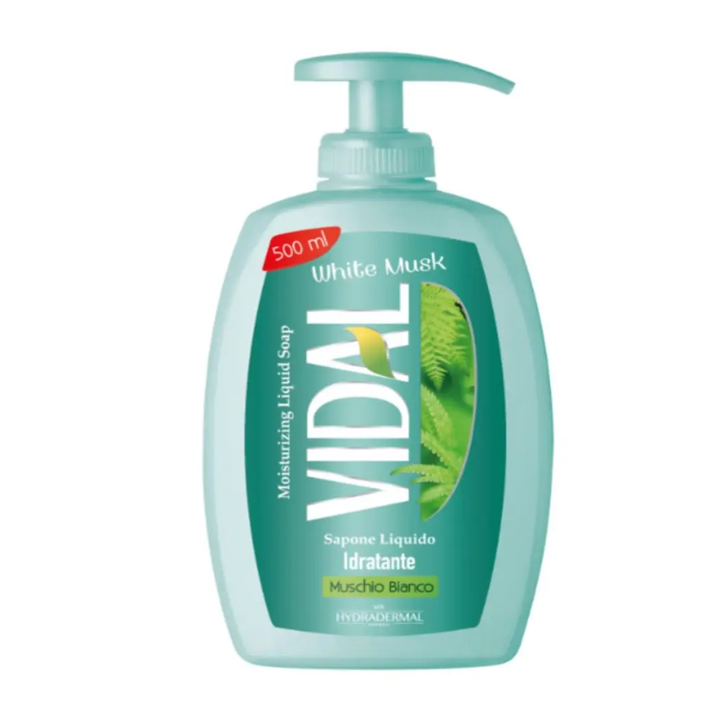 Vidal Liquid Hand Soap 500 Ml White Musk - Buy Soap Liquid Dispenser Hand Soap Soap Body,Hand Liquid Soap Product on
