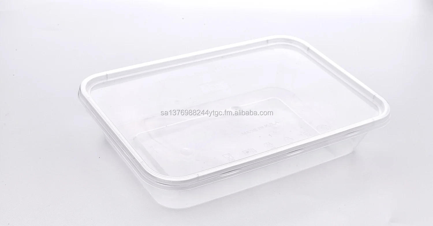 Custom Plastic Box Food Storage Container Heat Resistant Take Out Food