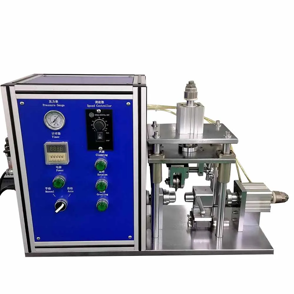 Lab Semi-auto Battery Case Groover Grooving Machine For Cylindrical Cell Assembly