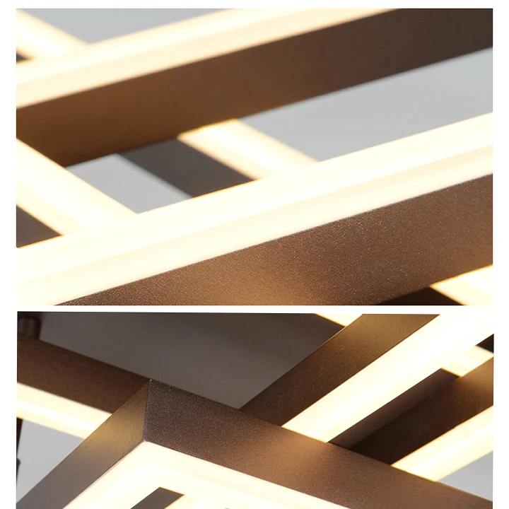 
 Большая роскошная креативная декоративная акриловая потолочная лампа в стиле арт-деко для ресторана, домашнее регулируемое изменение цвета  