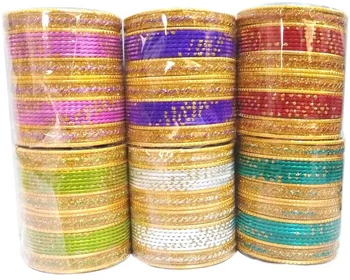 Kids Stylish Bangles Multi Colors Party Wear Set Bangles for Functions and Occasions - 144 Bangles (2 inch)