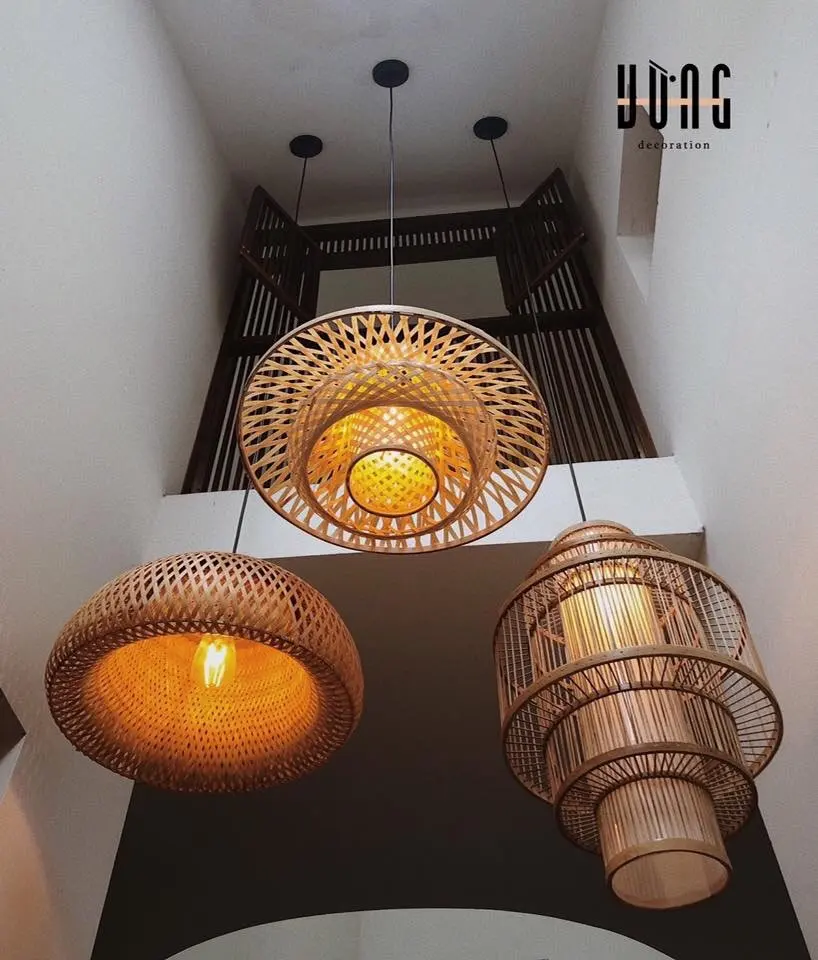 Экологически чистый бамбуковый абажур винтажной формы по хорошей цене для индивидуального