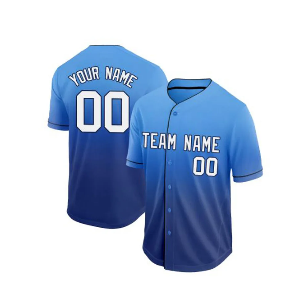 Baseball & Softball Jersey Uniform With Sublimation Printing Custom Baseball Jersey Long Sleeve
