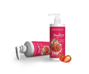 Xujohn Manufacturer Strawberry Natural Skin Cream Whitening Body Lotion Private Label