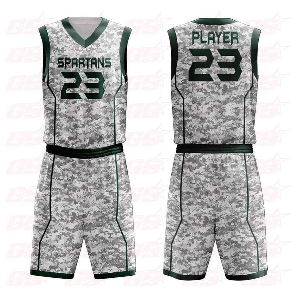 Customize The Team's Basketball Jersey Camouflage Basketball