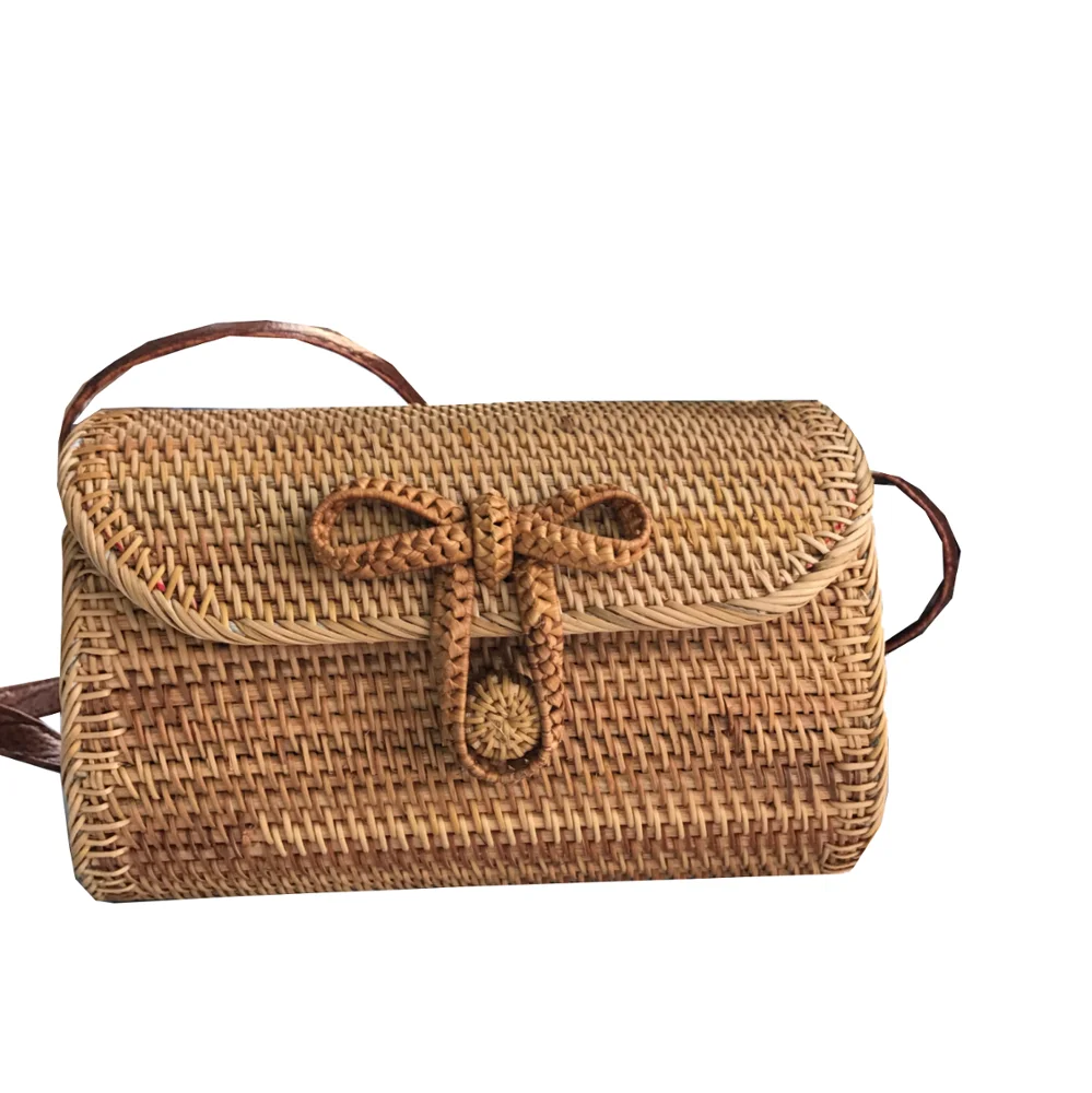 New Design Of Rattan Purse,Rectangle Straw Bag,Vietnam Straw Bag - Buy ...