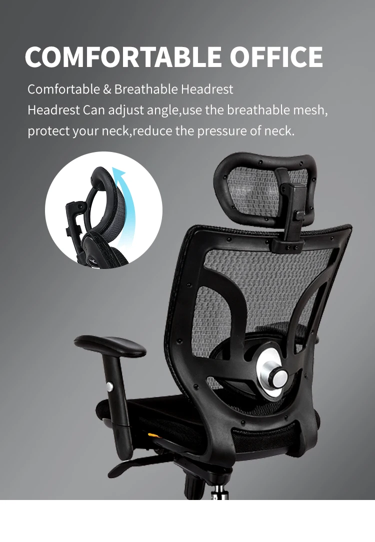 Best Selling Office Chair Chaise Bureau Lumbar Support Ergonomic Chairs