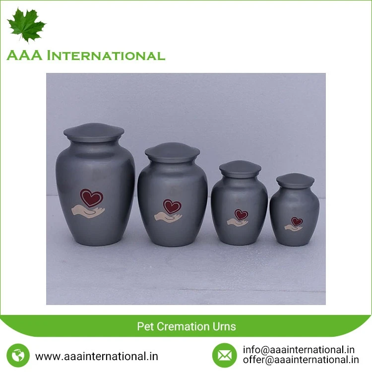 Genuine Quality Affordable Price Pet Cremation Urns for Ashes Funeral Metal urns