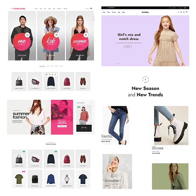 E Commerce Online Clothing Retail Stores E Commerce Online Girl