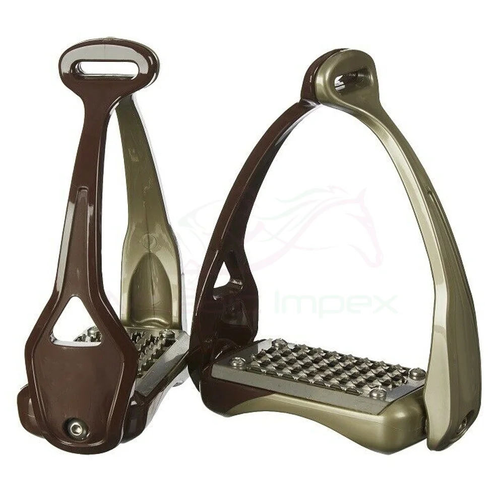 Customized Equestrian Metallic Riding Horse Stirrups Waterproof