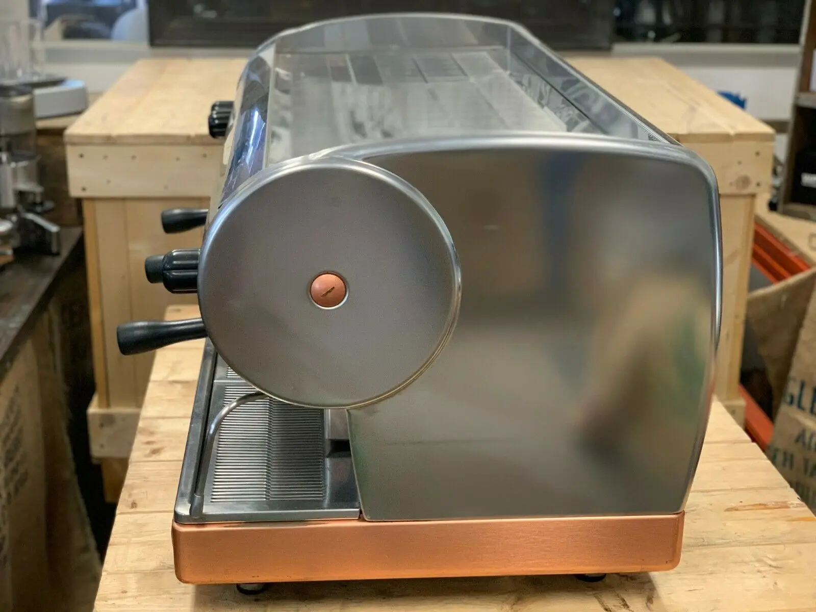 3 группы нержавеющая латунь основание Espressso кофе машина Коммерческая