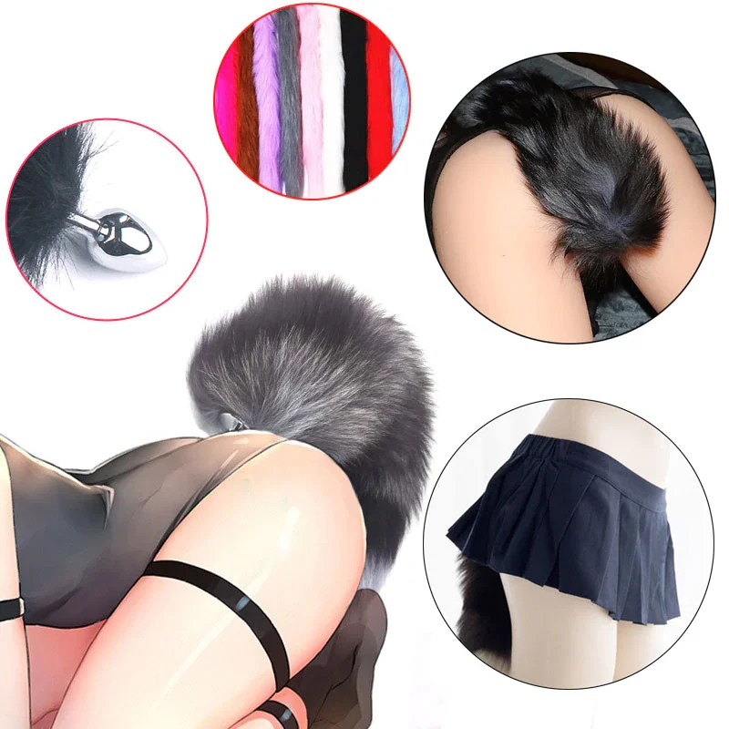 Cosplay Anal Tail - Source cosplay Fox Plug Anal Sex Metal Butt Plug With tail Toy Anal Plug  for adult on m.alibaba.com