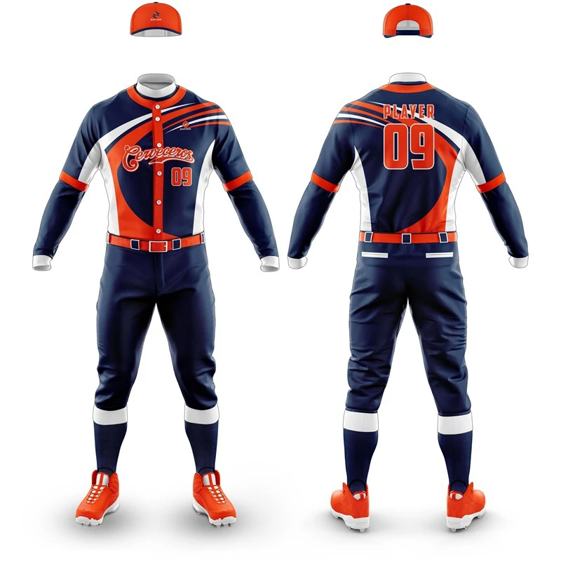 Men's fashion customized baseball jersey sublimates blank team