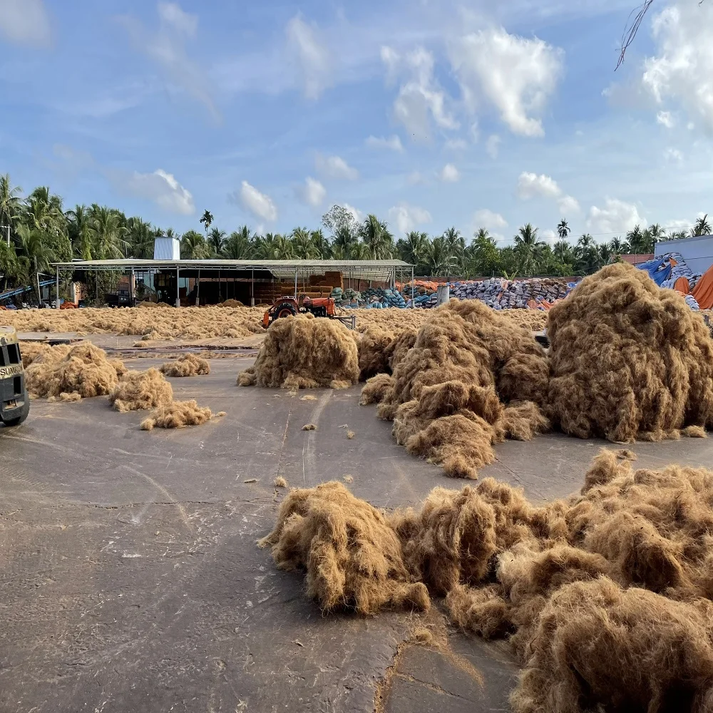 TOP RATED !!! Coconut Fiber 100% Natural Coconut Fiber for mattress production Brownish yellow made in Viet Nam