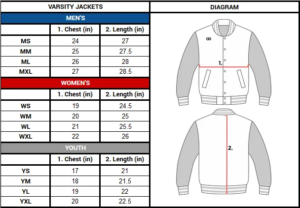 Detailed Coat Jacket Size Chart Table Diagram 54 Off 7114