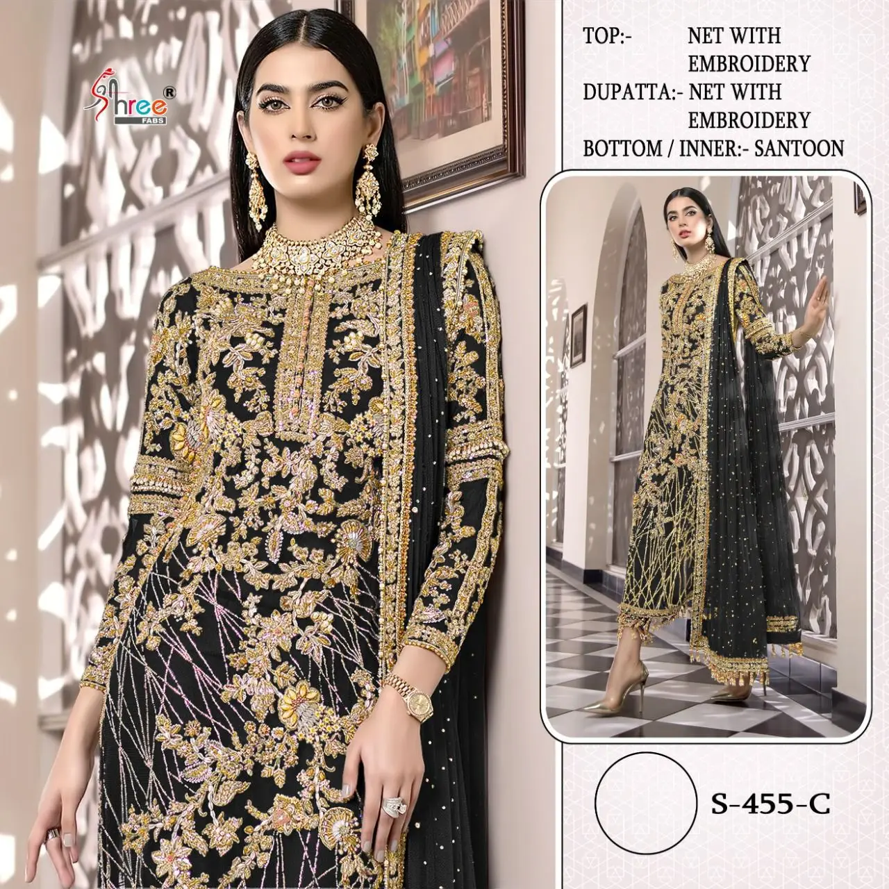 Indian and Pakistani Style Net with Embroidery Work Salwar Kameez Suit for Women Heavy Muslim Style Dress and Kurtis Lehenga