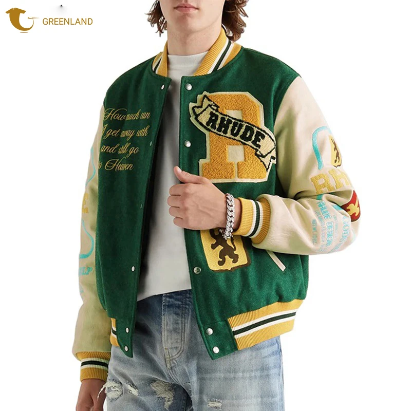 Custom Wholesale Men Varsity Jacket 