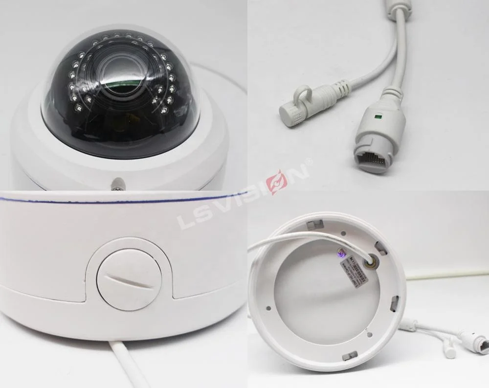 LS VISION H.265 Vandal-proof IR POE 8MP 4K IP Dome Camera with Audio and SD  Card Slot Optional| Alibaba.com