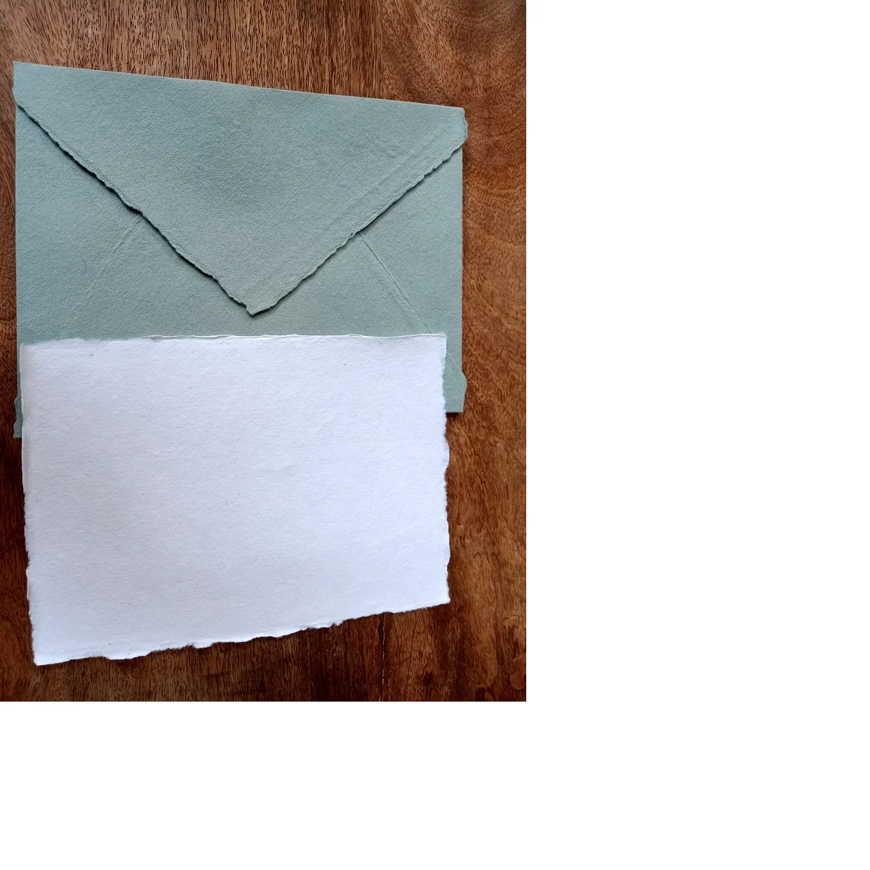 White Cotton Envelope
