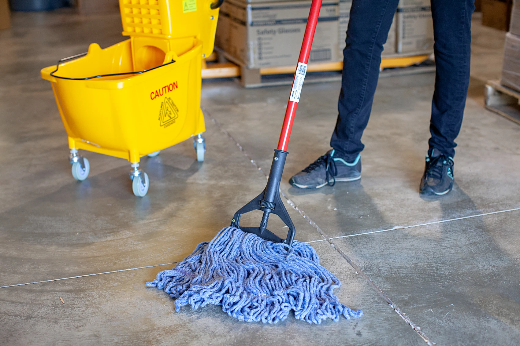 Mop Heads Commercial Grade Usa Made Looped End Heavy Duty Large Mop