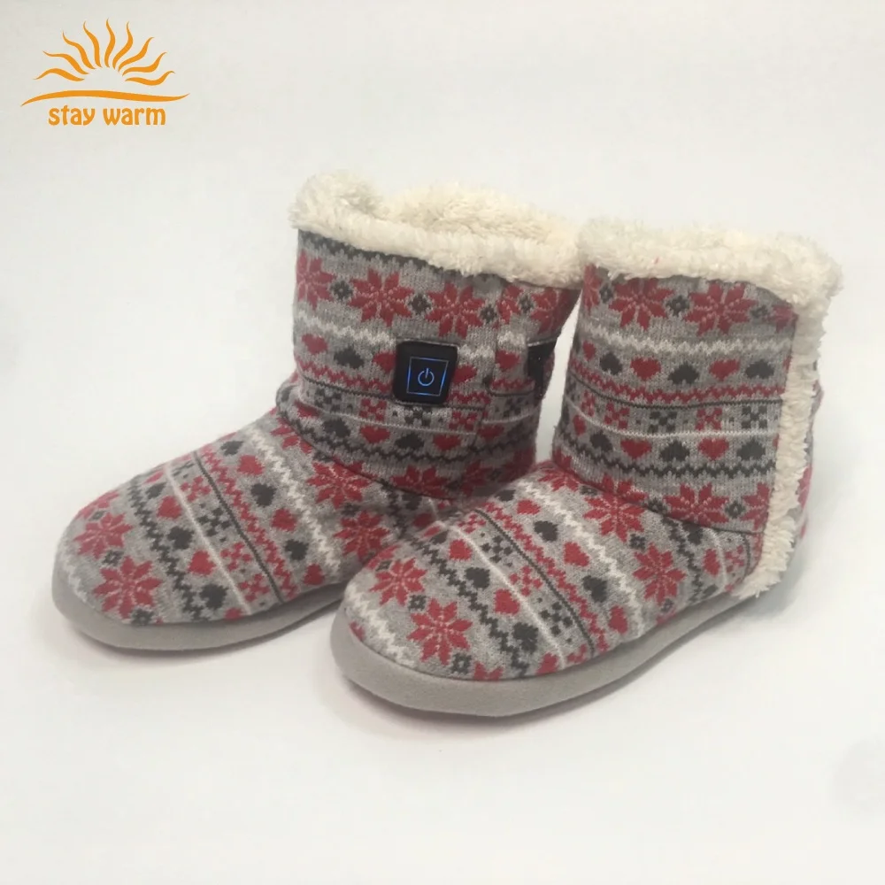 
 Ботинки с подогревом и перезаряжаемой батареей  