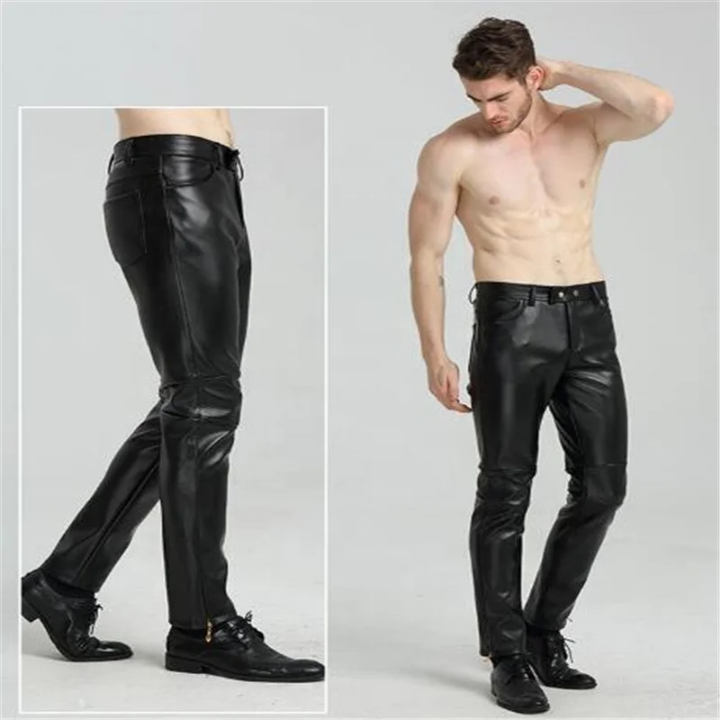 mens custom leather pants