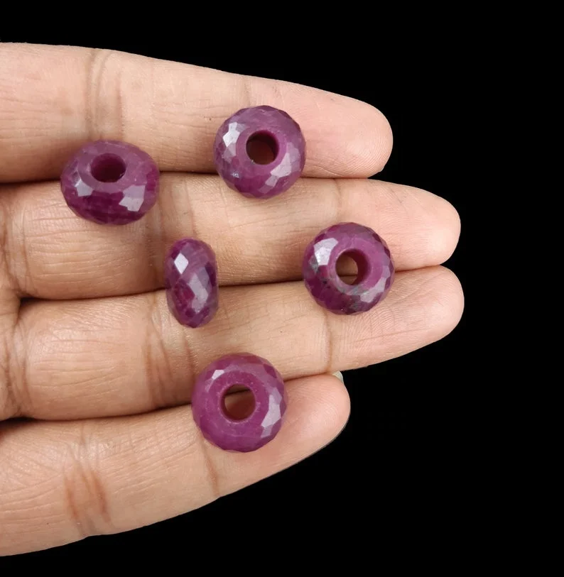 10 Perles Quartz rutile Naturelle 8mm