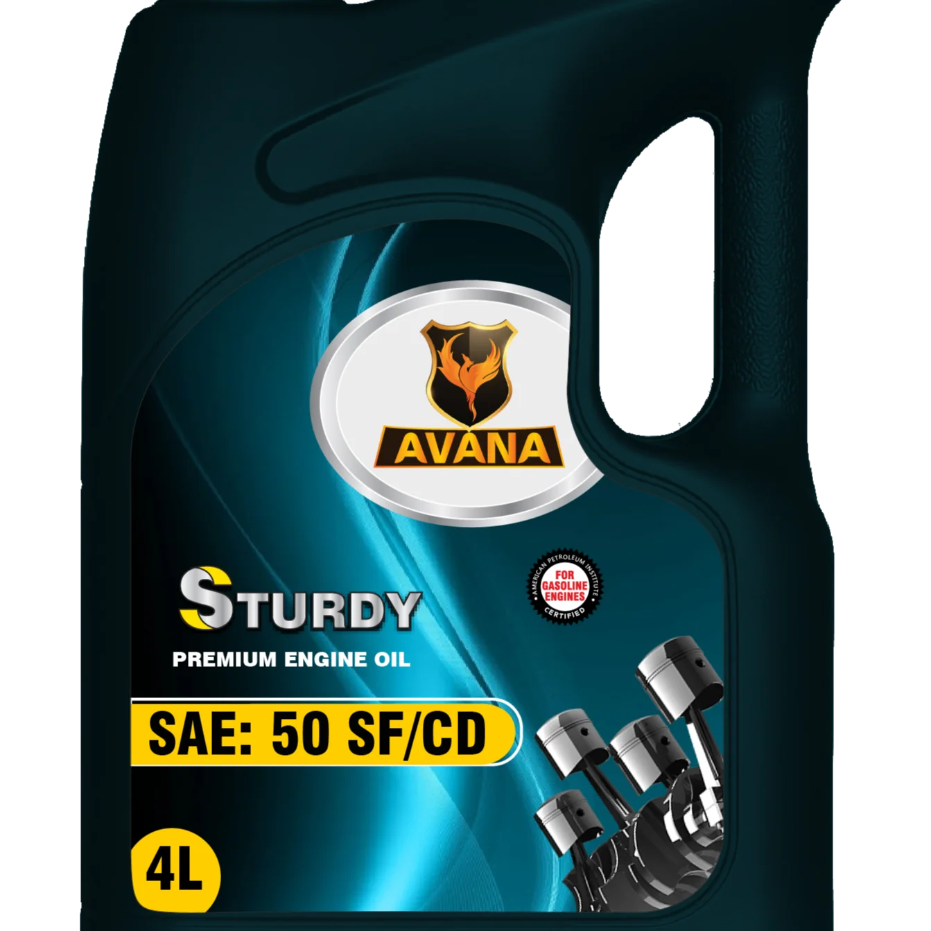 Aceite De Motor De Gasolina,Mineral Premium Sae 50 Sf/cd,Alto