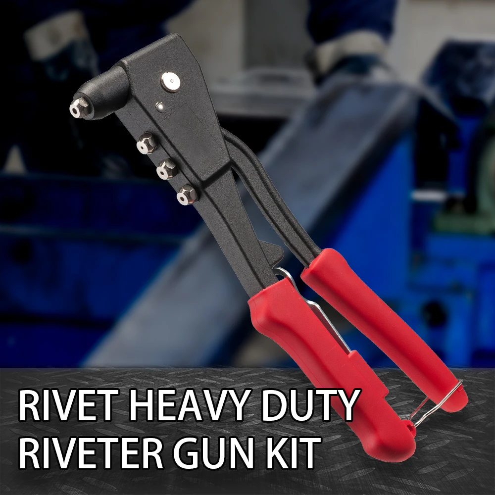 Gunner Like Riveter LEMATEC Heavy Duty Hand Riveter Gun - Professional Tool Kit