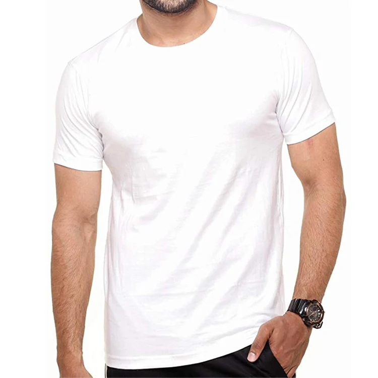 China Wholesale Cheap Bulk Plain White T Shirts Men High Quality Short Sleeve 100% Combed Cotton Fancy Blank Tshirts No Label From m.alibaba.com