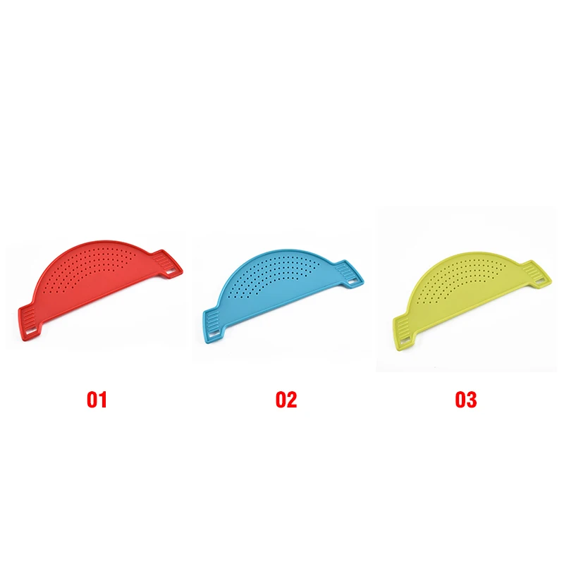 Lmk042 Silicone Baffle Water Filter Leak Proof Pot Edge Strainer Water