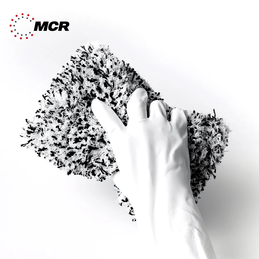 Корейский коврик для мытья автомобильных пузырей из вискозы и микрофибры длиной 16x23 см Высококачественная пузырьковая очистка